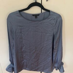 Banana Republic Women's Slate Blue Blouse